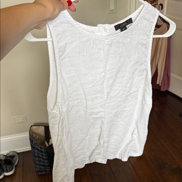 J. Crew White Tank Top - Picture 1 of 2